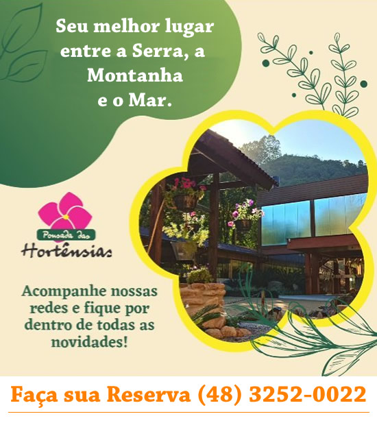 Pousada da Hortensias em Santa Catarina